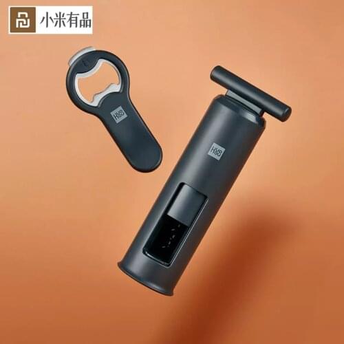 Newest Youpin Huohou Mini Red Wine Opener Magnetic Attraction Corkscrew Foil Cutter Cork Out Tool Bottle Beer Opener 2020