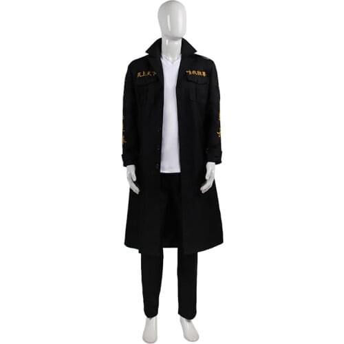 New Arrival Tokyo Avenger Anime Character Embroidery Jacket Japanese Kimono Haori