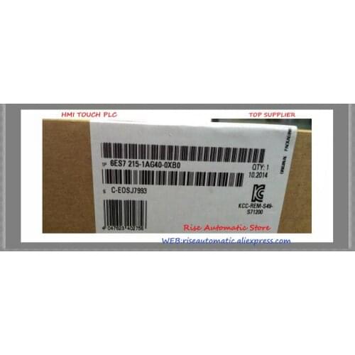 New Original PLC 6ES7215-1AG40-0XB0 6ES7 215-1AG40-0XB0 S7-1200 CPU PLC Replace 6ES7215-1AG31-0XB0 In Box 14 DI 24V DC 10 DO