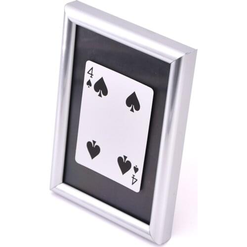 Signed Card Thru the Frame Magic Tricks Close Up Stage Magia Illusion Gimmick Props Signed Card Appears Inside Frame Magica