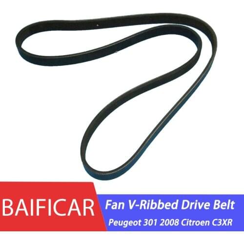 Baificar Brand Genuine Alternator Fan V-Ribbed Drive Belt 9675749580 6PK1055 For Peugeot 301 2008 308SW Citroen C3XR C-Elysee
