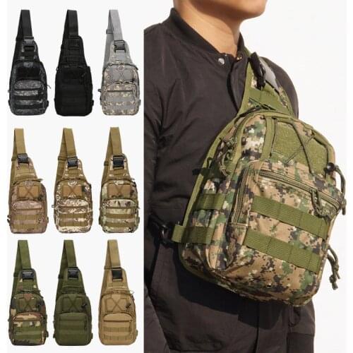 Hiking Trekking Backpack Sports Climbing Shoulder Bags Tactical Camping Hunting Daypack Fishing Outdoor Military Shoulder Bag