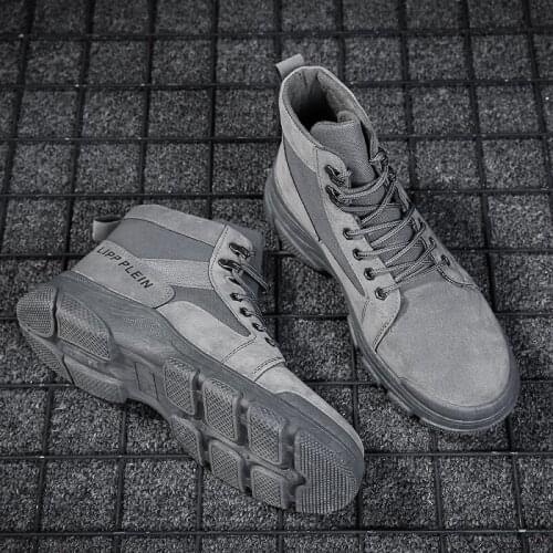 Casual boot para leisure fashion on sapatos man slip boots sneakers zapatos informales for sapato black western de Mens coturno