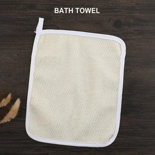 Practical stylish Exfoliating Face Body Wash Cloths Towel Soft Weave Bath Cloth Exfoliating Scrub Cloth Massage Bath Cloth