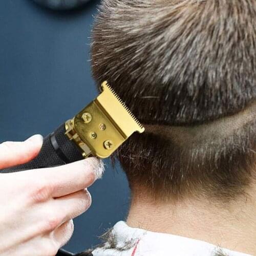 Professional Cordless Outliner Hair Trimmer 0mm Baldheaded Clipper T-Blade for Men Zero Gapped Detail Beard Shaver