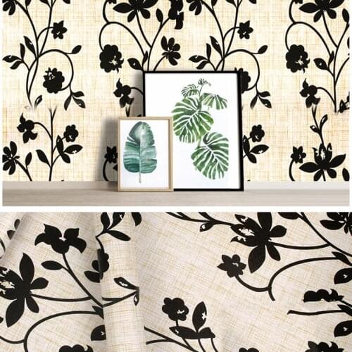 3M/Roll Retro Self Adhesive Wallpaper Waterproof Floral Printed Furniture Desktop Room Wall Paper Home Decor Cabinet Stickers