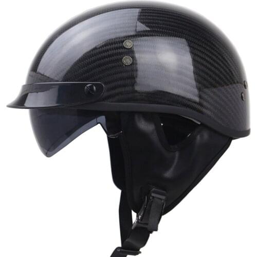 Zombies racing helmet DOT approved light weight helmet carbon fiber helf face helmet