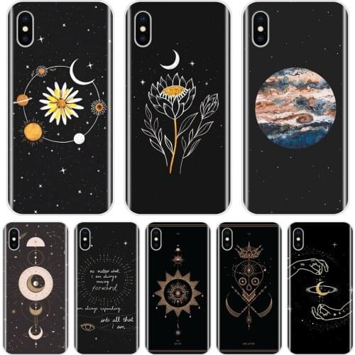 For iPhone 6 S 6S 7 8 X XR XS Max Case Silicone Black Star Space Art Back Cover For Apple iPhone 6 S 6S 7 8 Plus Phone Case