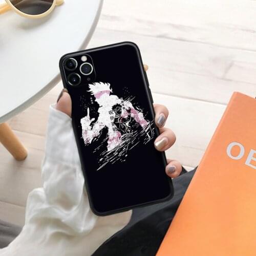 Jujutsu kaisen satoru gojo x Sukuna anime silicone Phone Case FOR iPhone Se 6 6s 7 8 Plus X Xr Xs 11 12 Mini Pro Max Glass Cover