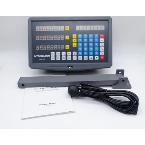 3 Axis Lathe Milling Digital Readout DRO TTL EIA-422-A SNS-3V With Mouting Bracket For Sino Easson, HXX, Rational, Sinpo Scales