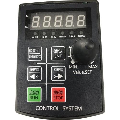 Motor Controller HF020 five-digit display positive and negative limit communication stepper/servo motor motion control module