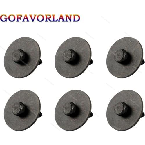 6Pcs A0019906036 Sheet Metal Under Cover Screw 4.8x19mm For Mercedes Benz W203 S203 2000-2007 W204 S204 2007-2014 W207 W211 C219