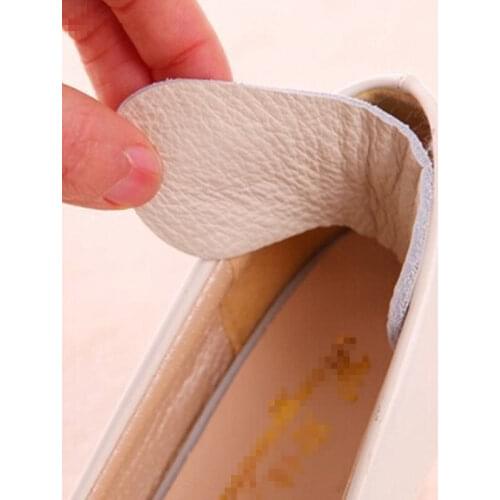 1 Pair New Shoes Pads Cow Leather Insole Liner Women High Heel Inserts protector Foot feet Care Shoe Insert Pad Insole Cushion