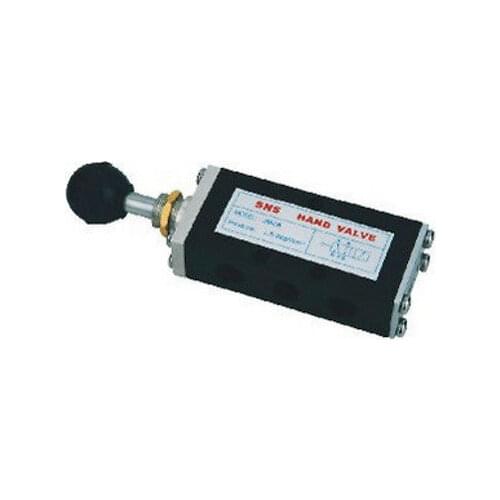 1x 5 ports 2 positions 1/4" BSP Hand Operated Air Valve Hand Return JM-08 QC