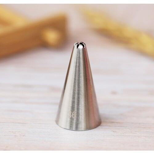 #36 Piping Nozzle Cake Decorating Tip Stainless Steel Fondant Decorating Nozzle Icing Tip Baking & Pastry Tool