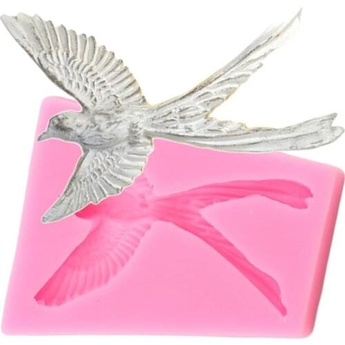 3D Bird Silicone Mold Animal DIY Party Chocolate Fondant Cake Decorating Tools Cupcake Baking Molds Chocolate Candy Clay Moulds