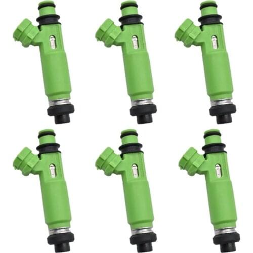 6pcs/lot 100% new Fuel Injectors OEM 195500-3170 1955003170 MD332733 for Mitsubishi Montero Sport 3.0L 6G72 1998-2003