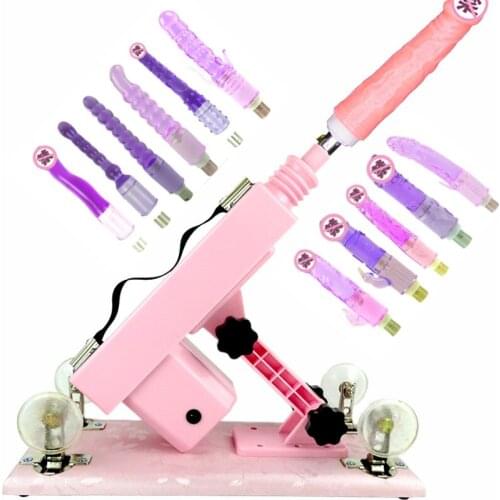 BO PHUT A6 Upgraded Automatic Telescoping Sex Machine Gun Masturbating Tools For Women With Dildo Attachments