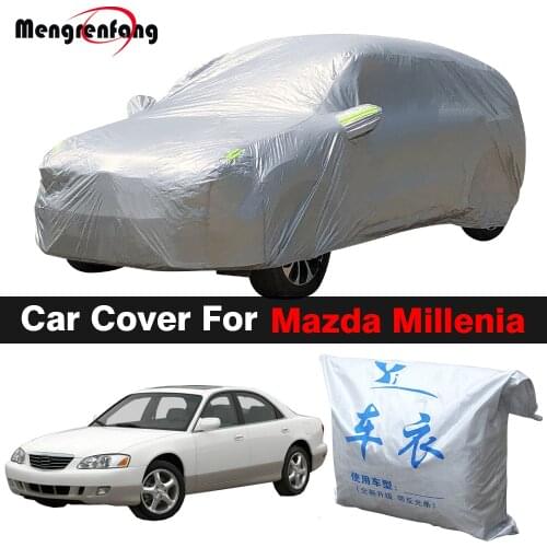 Car Cover Auto Outdoor Anti-UV Sun Shade Rain Snow Prevent Cover Dustproof For Mazda Millenia Sedan