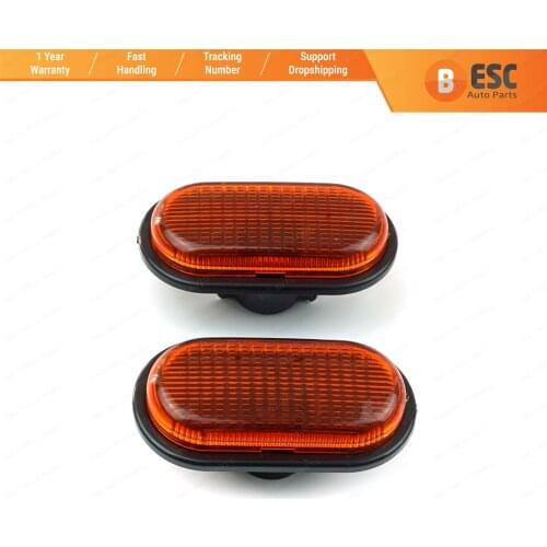 ESC ESP746 2 Pcs Side Indicator Lamp 7700822136 Left & Right for Renault Opel Nissan