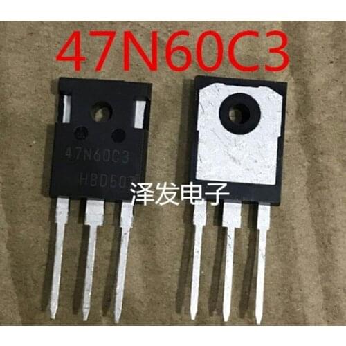 Free shipping 20PCS 47N60C3 SPW47N60C3 TO-247 47A 600V