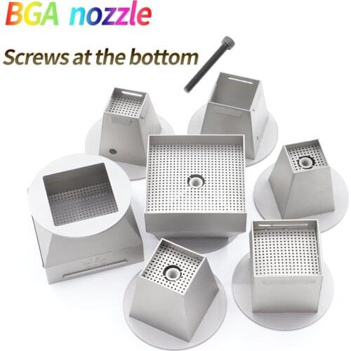 BGA nozzle Rework station hot air hood Applicable to Scoutle Seamark-ZM brand rework station ZM-R5860/5830/6000, HR6000