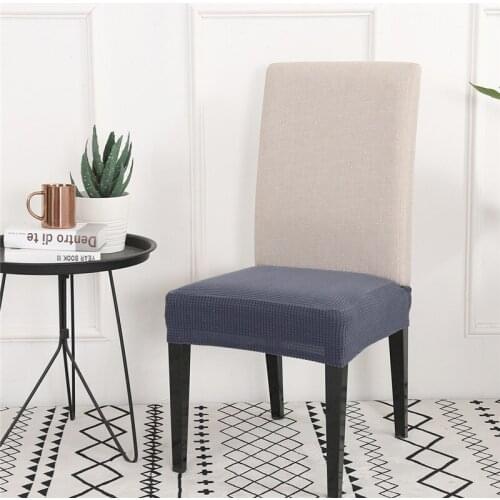 Universal Size Chair Cover Restaurant Chairs Stool Cover Seat Covers for Dining Room Chairs Simple Style Chair Covers