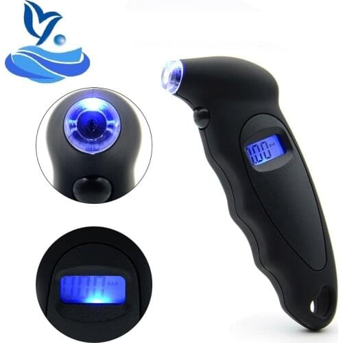 Digital Tire Pressure Gauge LCD Display Air Pressure Gauge Tester For Car Motorcycle Universal Monitor Barometer