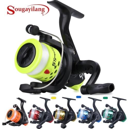 Sougayilang Spinning Reel Gear Ratio 5.2:1 5 Colours Fishing Reel Cheap Fishing Wheel Fishing Tackles Cost-effective