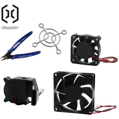Artillery 3D Printer Sidewinder X1 Genius Extruder 24V Dedicated Fan Kit 4010 Blower Fan And 4020/8020 Cooling Fan