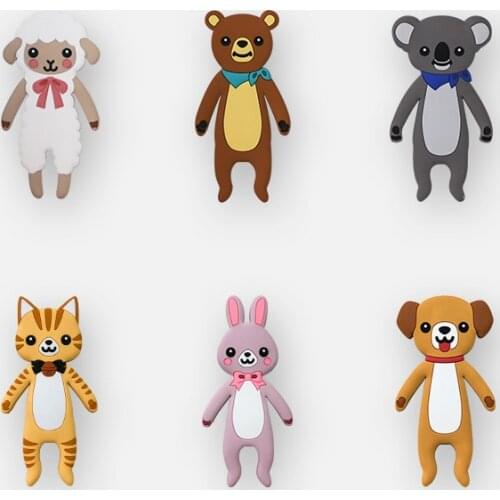 Creative Cute Animal Hook Wall Hook Bathroom Towel Hook Coat Hook Key Hook Kitchen Self-adhesive Hook Indoor Household Goods