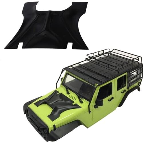 Engine Hood Cover for 1:10 Traxxas Hsp Redcat Axial Scx10 D90 Rc Rock Crawler Jeep Wrangler Car Shell