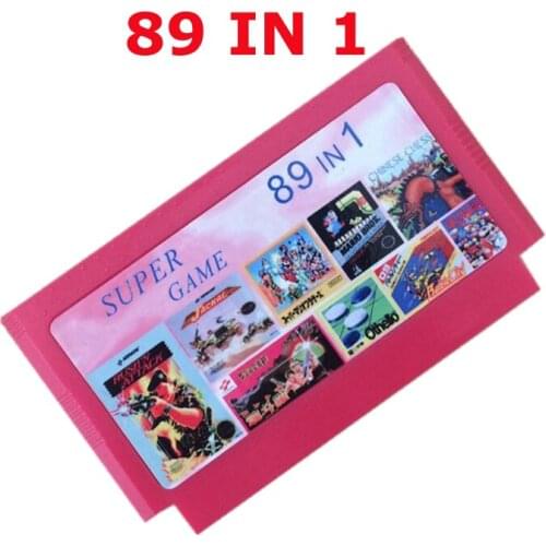 Hot selling 8 bit game cartridge best gift for children ---------- game cart 89 in 1