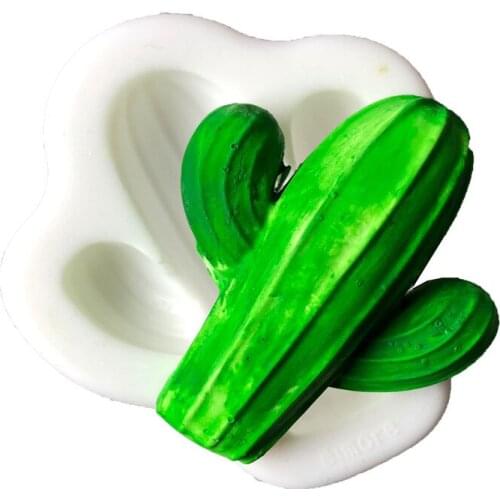 Small Cactus Silicone Mold Decorative Pattern Fondant Cake Mold 010181
