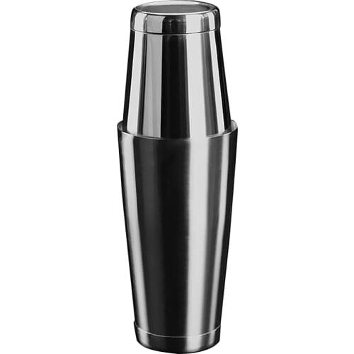 MagiDeal Stainless Steel Boston Tin Bartending Cocktail Mixing Can Set Silver