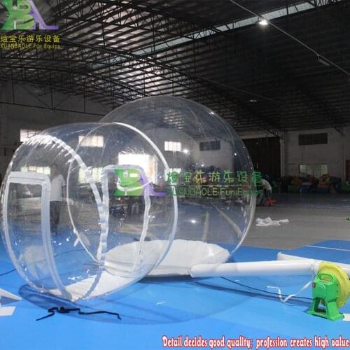 IInflatable White Bubble Tent 2021 New Finished Bubble Tent Inflatable Transparent Bubble Tent Hotel