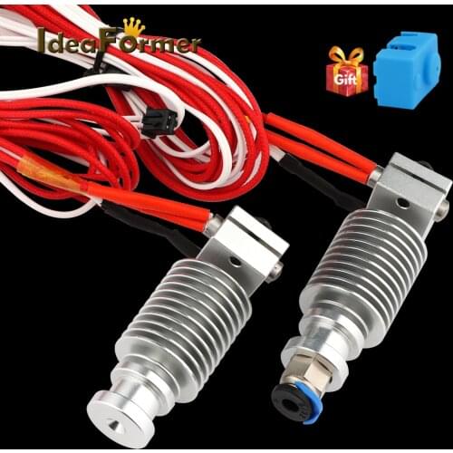 New Upgrade Bowden/Wade Extruder E3D V5 J-head Hot End 12V/24V Long or Short-distance For 1.75mm Filament 3D Printer Kit Parts