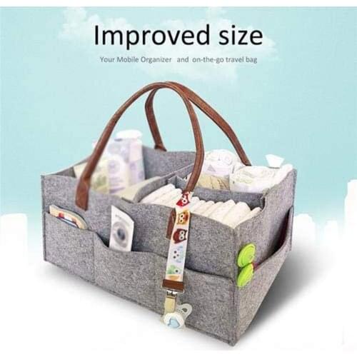 Baby Diaper Caddy Organizer Portable Holder Bag For Changing Table And Car Mummy Diaper Bag Nursery Essentials Storage Bins