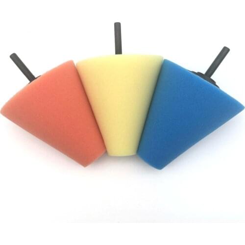 1Pc Car Polishing Pad Sponge Cone Shaped Polishing Pad for Car Wheel Power Drill Tool Car Polishing Sponge Buffer