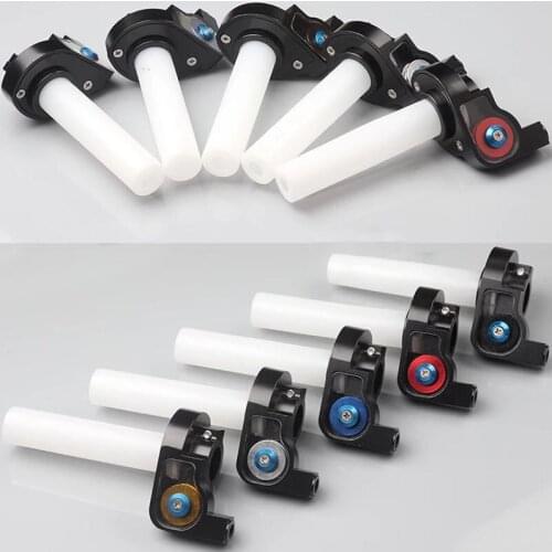 22MM Racing Handle Grip Motorcycle Throttle Dirt Pit Bike Motocross 7/8" Handlebar Hand Grips CQR CRF ATV UTV Visual Grips bar