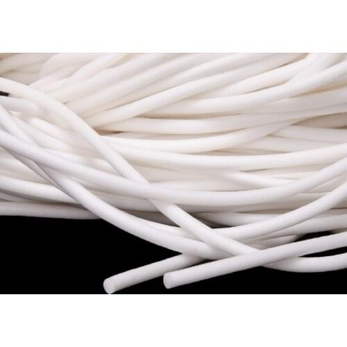 10 meters Silicone Rubber Foam Cord Diameter1 2 3 4 5 6 7 8mm Top Quality White Rubber Foam Rod Good Sealing Material