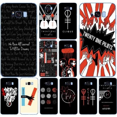 109DD Twenty One Pilots Collages Soft Silicone Cover Case for Samsung Galaxy S6 S7 edge S8 S9 S10 plus A70 A50 case