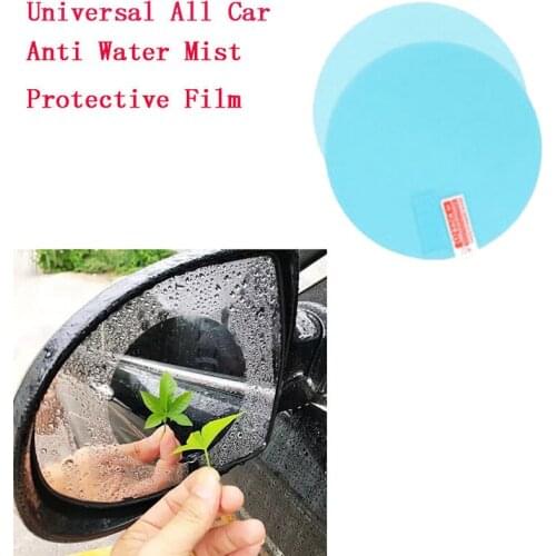 2PCS Car Mirror Waterproof Stickers Waterproof Anti-fog Rain Film Rearview Mirror Rain