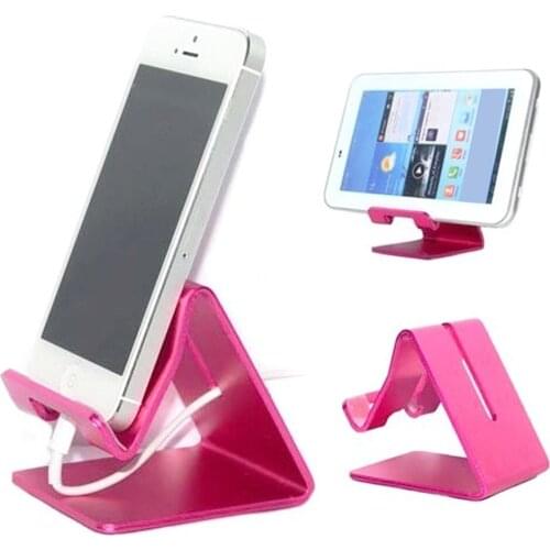 50pcs/lot Universal Luxury Aluminum Mobile Phone Stand Holder for iPhone iPad Samsung Pad Stand Holder