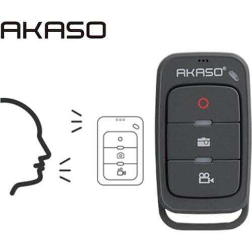 AKASO V50 Elite Wireless Voice Control and V50 Pro Action Camera Wireless Wrist Remote Control for Sports Camera V50 Pro in stoc