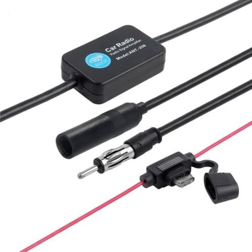 Car Stereo FM&AM Radio Signal Antenna Aerial Signal Amp Signal Amplifier Universal Auto Car Radio FM Antenna Signal Booster