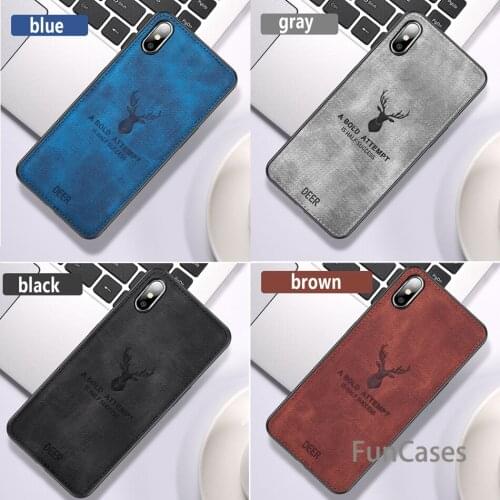 Cases For huawei P20 lite /P20 Pro /P10 Plus /P9 Plus /Enjoy 7 Plus/ mate 10 9 Pro fashion elk deer Cloth silicon TPU Case