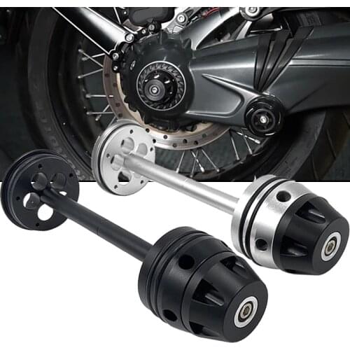 For BMW R1200GS R1250GS LC Adv R NineT 2014 15 2016 2017 2018 2019 Motorcycle Rear Wheel Axle Fork Crash Protector Slider Stand