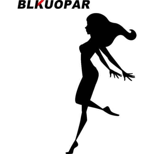 BLKUOPAR for Beautiful Fashion Woman Car Stickers Creative Decals JDM Accessories Trunk Skateboard Waterproof JTR DIY Goods