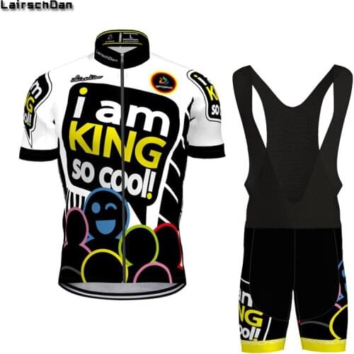 LairschDan Pro Bicycle Team Short Sleeve Men MTB Cycling Jersey Breathable Bike Cycling Clothing Set conjunto ciclismo masculino